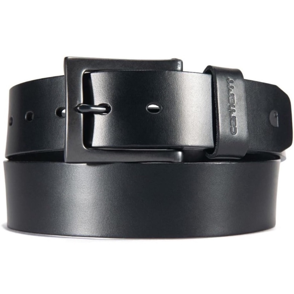 Carhartt Burnished Leather Box Buckle Belt- Black Men’s Size 40